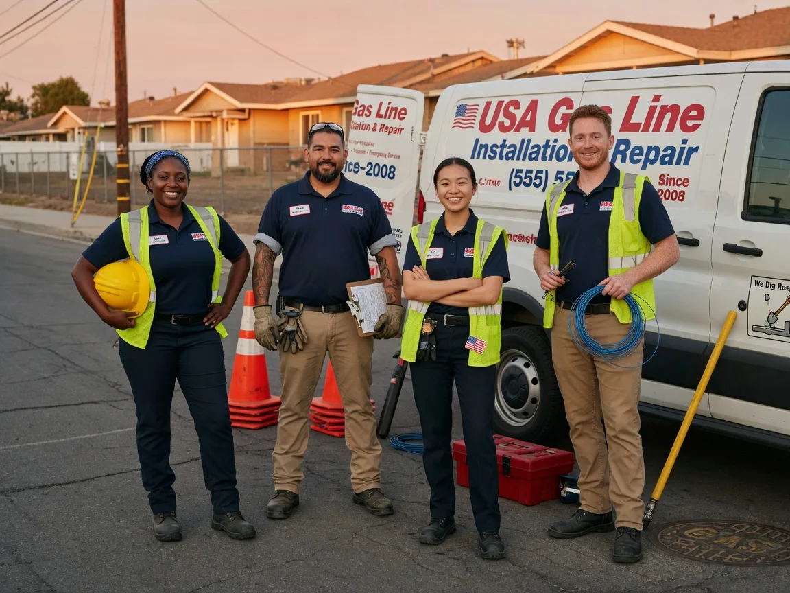 Gas Line Installation company in Andover, IA